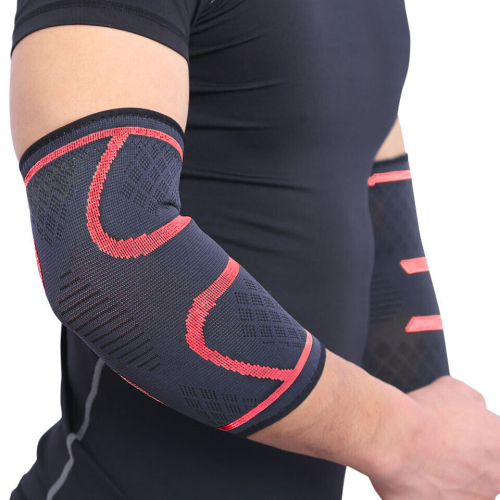 Stabilizator łokcia POINT – czerwony zestaw 2 sztuk